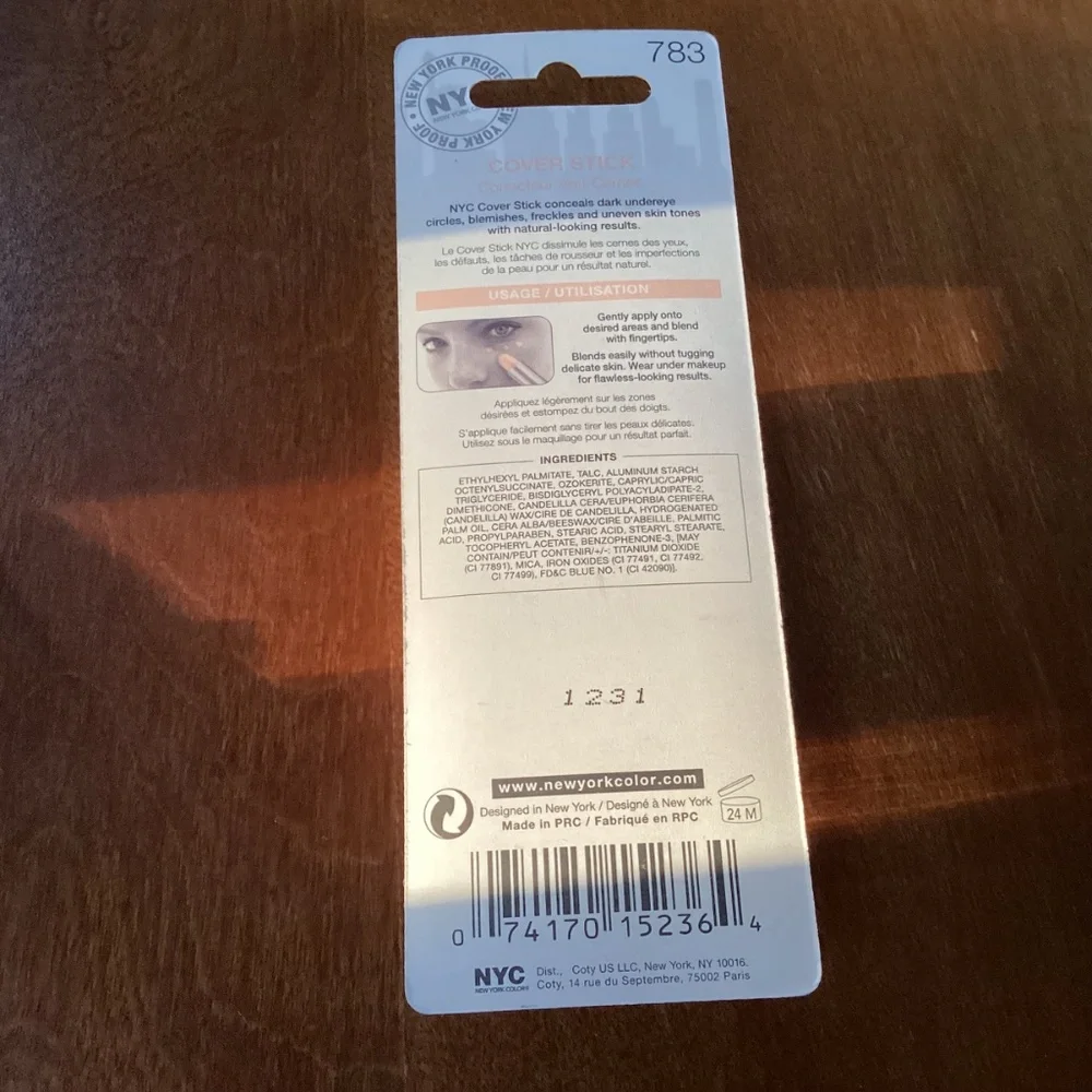NYC Cover Stick New/Sealed 783 Natural